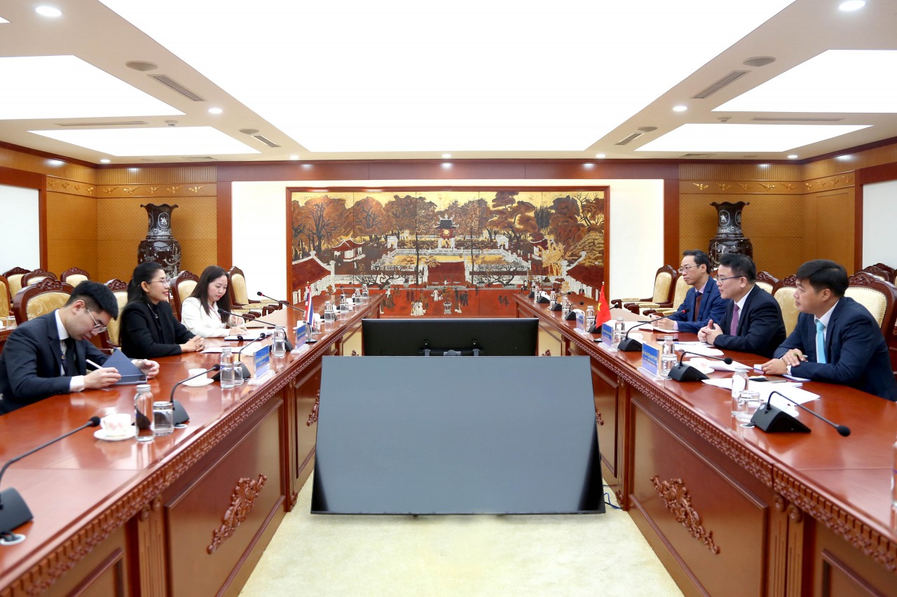 Thứ trưởng Trần Quốc Phương tiếp Đại sứ Thái Lan tại Việt Nam