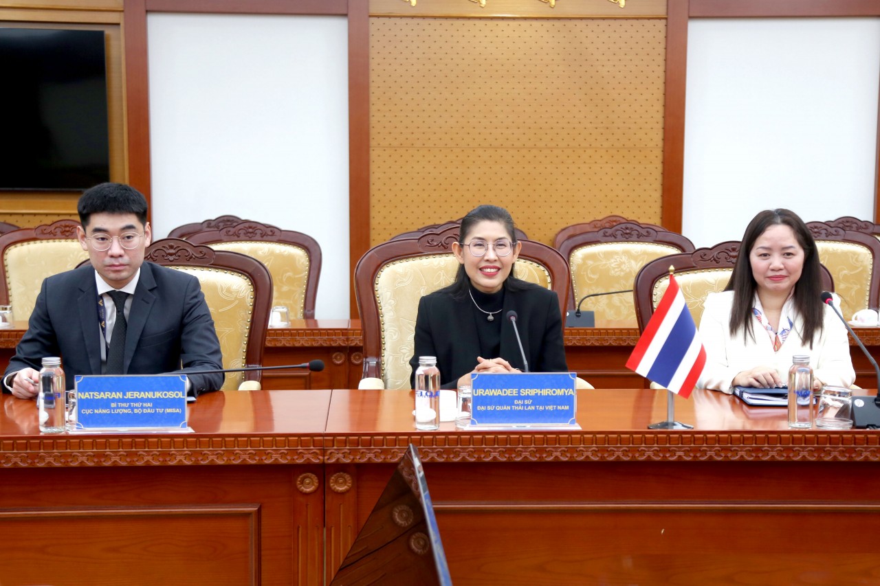 Thứ trưởng Trần Quốc Phương tiếp Đại sứ Thái Lan tại Việt Nam