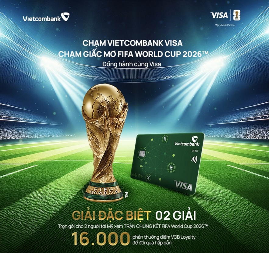 Chạm Vietcombank Visa - Chạm giấc mơ FIFA World Cup 2026™
