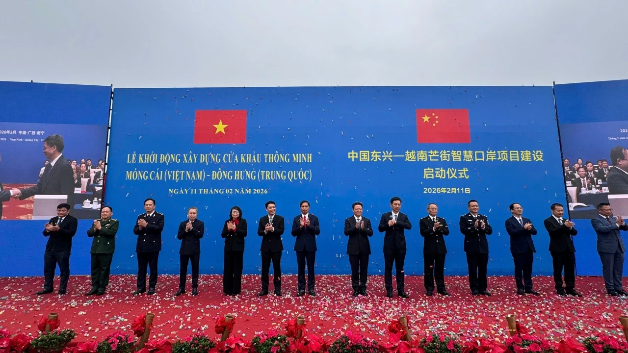 Khởi động xây dựng cửa khẩu thông minh Móng Cái - Đông Hưng Khởi động xây dựng cửa khẩu thông minh Móng Cái - Đông Hưng