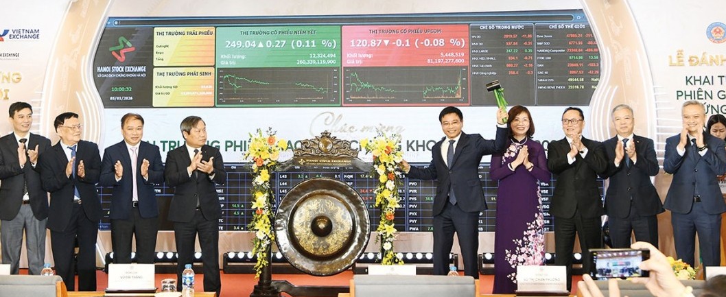 Các thị trường trên HNX tiếp tục tăng trưởng, tạo nền tảng cho giai đoạn mới