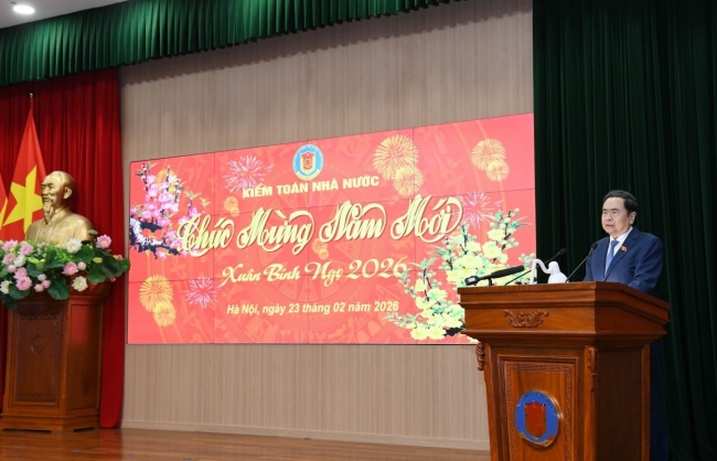 Chủ tịch Quốc hội chúc Tết và giao nhiệm vụ cho Kiểm toán Nhà nước