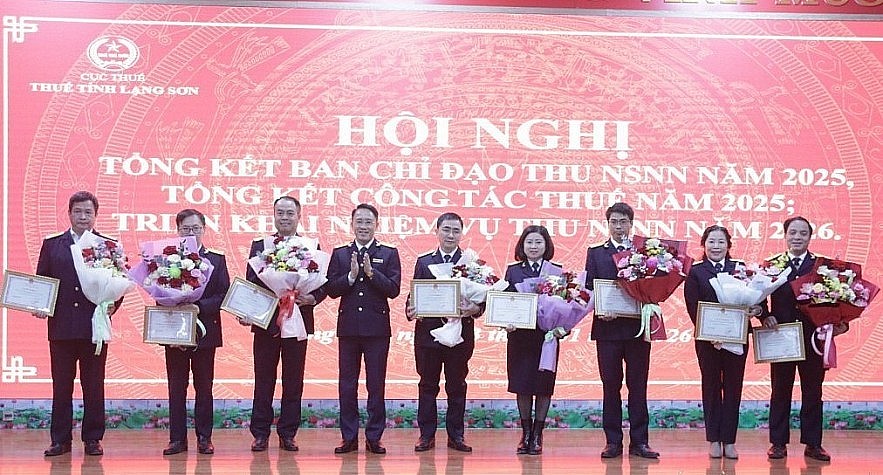 Thuế tỉnh Lạng Sơn thu nội địa tháng 1 đạt hơn 19% dự toán