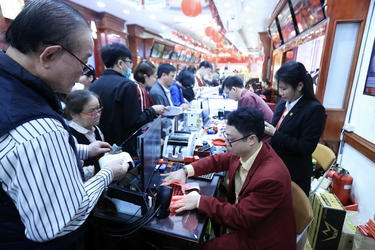Giá vàng tăng trước ngày Vía Thần Tài
