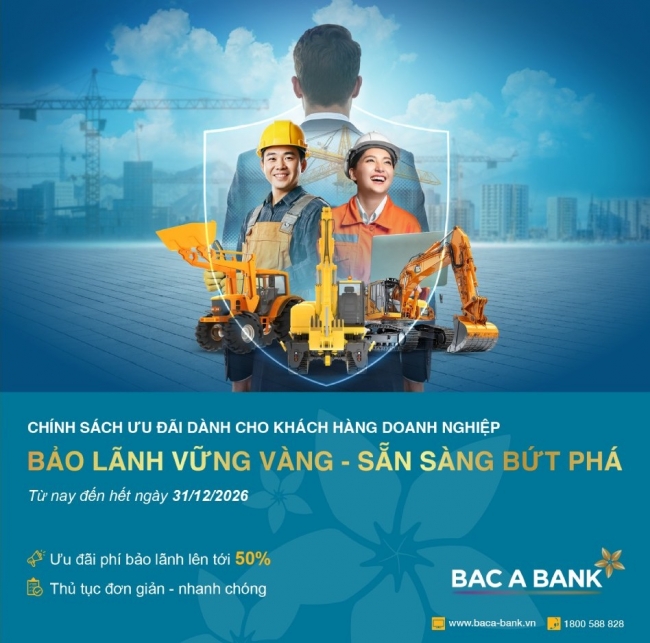 BAC A BANK đẩy mạnh ưu đãi bảo lãnh trong giai đoạn doanh nghiệp tăng tốc