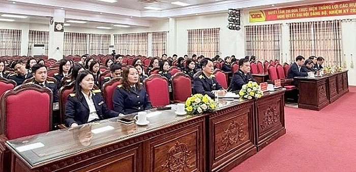 Đoàn công tác Cục Thuế làm việc với Thuế tỉnh Cao Bằng về tình hình thu ngân sách trên địa bàn tỉnh