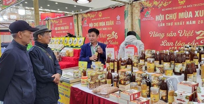 Sản phẩm OCOP hút khách tại Hội chợ Mùa Xuân 2026: Minh bạch giá, vững niềm tin