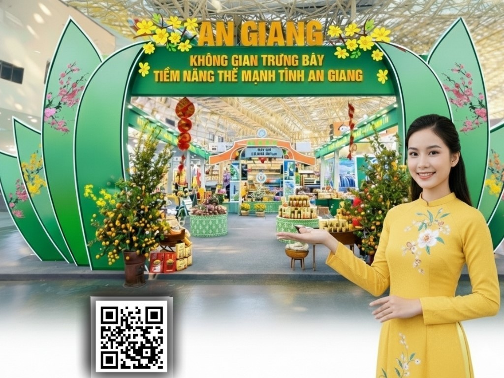 An Giang quảng bá tiềm năng, thế mạnh tại Hội chợ Mùa Xuân 2026 An Giang quảng bá tiềm năng, thế mạnh tại Hội chợ Mùa Xuân 2026