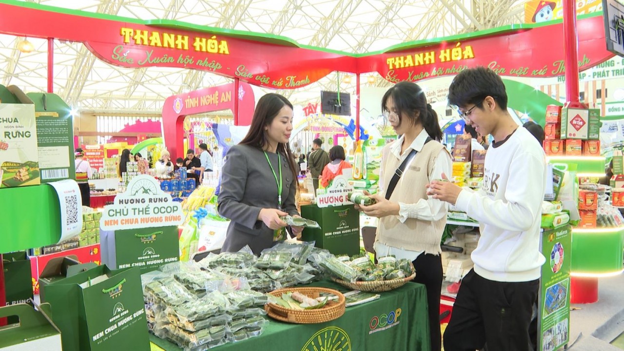 Sản vật xứ Thanh tạo dấu ấn đậm nét tại Hội chợ Mùa Xuân năm 2026 Sản vật xứ Thanh tạo dấu ấn đậm nét tại Hội chợ Mùa Xuân năm 2026