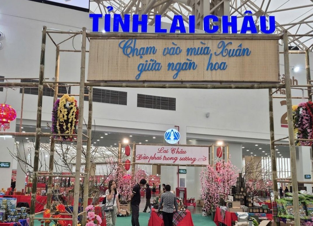Hội chợ Mùa Xuân 2026: Gian hàng Lai Châu - Tinh hoa núi rừng vươn ra biển lớn