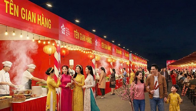 Khi ẩm thực trở thành “thỏi nam châm” hút khách tại Hội chợ Mùa Xuân 2026