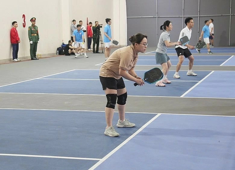 Tuổi trẻ Bộ Tài chính tham gia Giải Pickleball kỷ niệm 80 năm Ngành Tài chính Quân đội