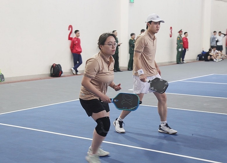 Tuổi trẻ Bộ Tài chính tham gia Giải Pickleball kỷ niệm 80 năm Ngành Tài chính Quân đội