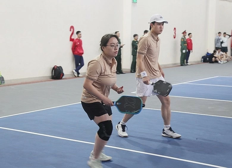 Tuổi trẻ Bộ Tài chính tham gia Giải Pickleball kỷ niệm 80 năm Ngành Tài chính Quân đội