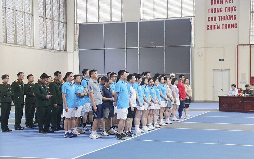 Tuổi trẻ Bộ Tài chính tham gia Giải Pickleball kỷ niệm 80 năm Ngành Tài chính Quân đội