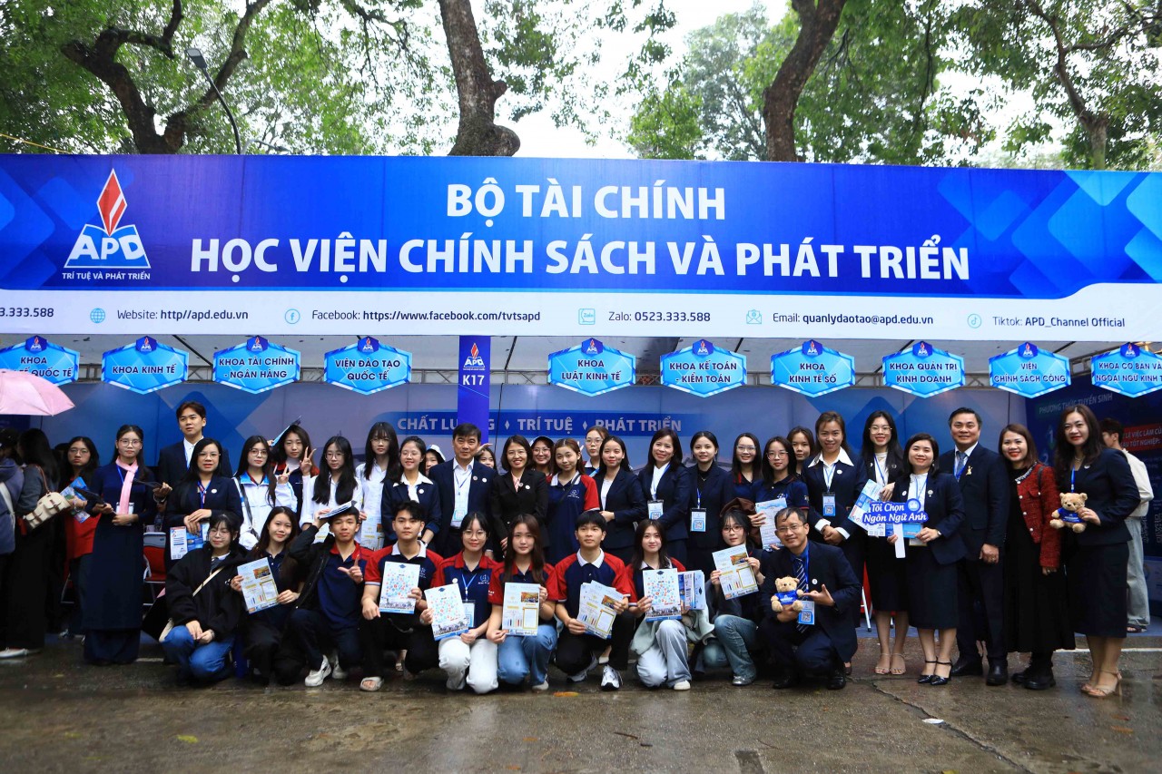 Học viện Chính sách và Phát triển đồng hành cùng học sinh tại Ngày hội Tư vấn tuyển sinh – Hướng nghiệp 2026