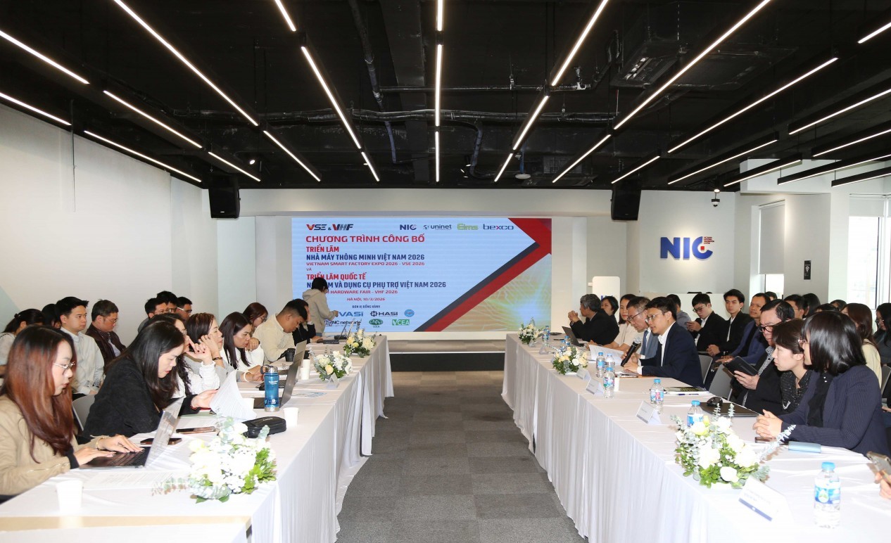 Trung tâm Đổi mới sáng tạo Quốc gia tổ chức Triển lãm Nhà máy thông minh Việt Nam 2026