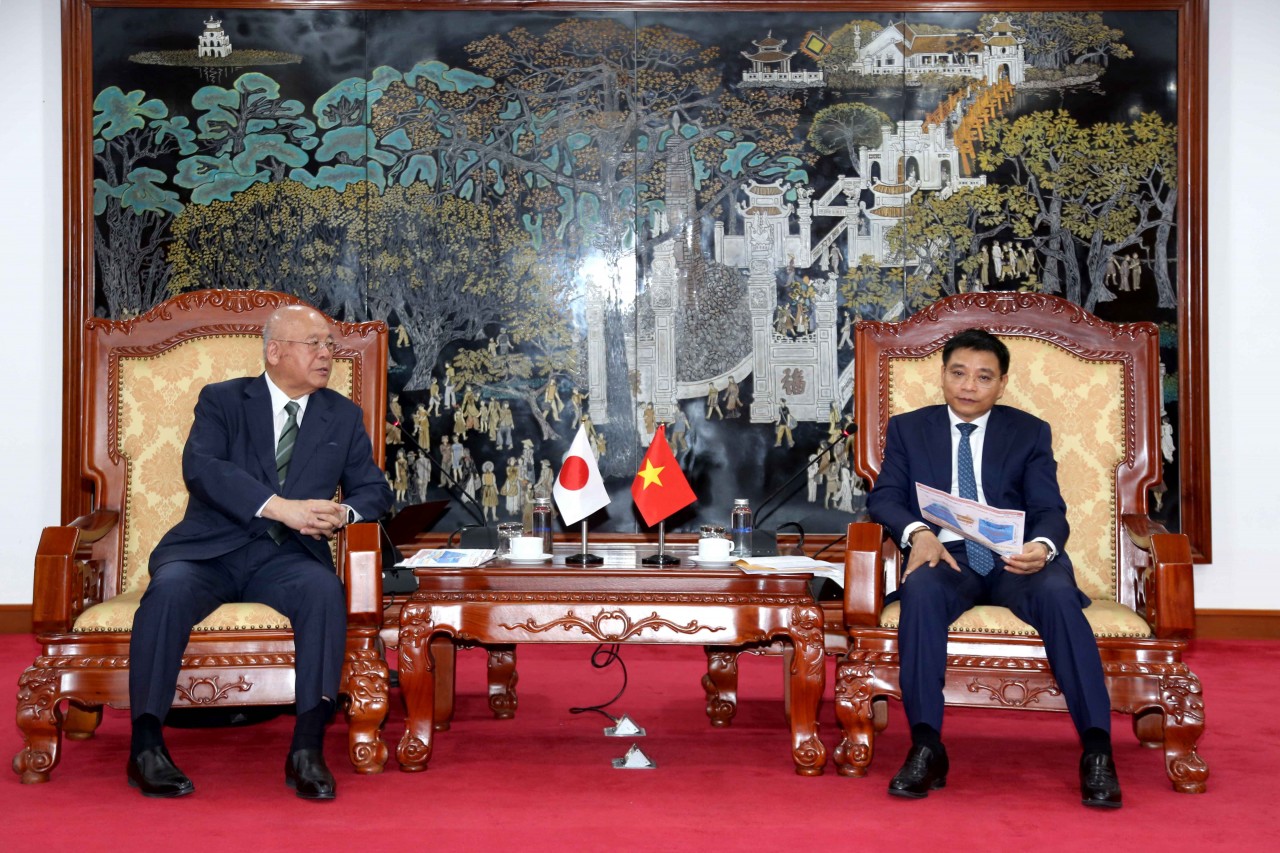 Bộ trưởng Nguyễn Văn Thắng tiếp Cố vấn đặc biệt Liên minh Nghị sĩ Hữu nghị Nhật Bản - Việt Nam