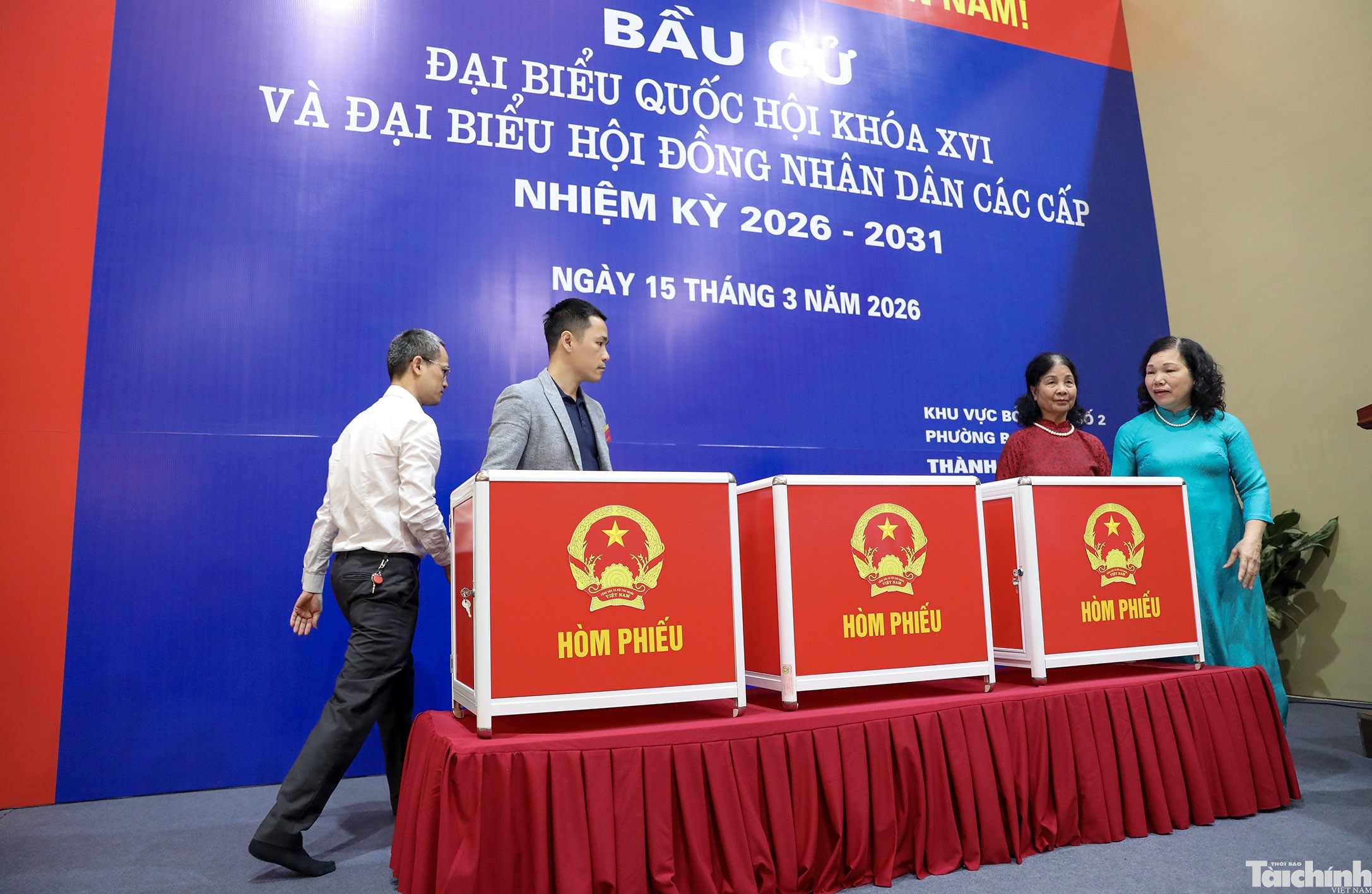 Các điểm bầu cử sẵn sàng cho ngày hội lớn của đất nước