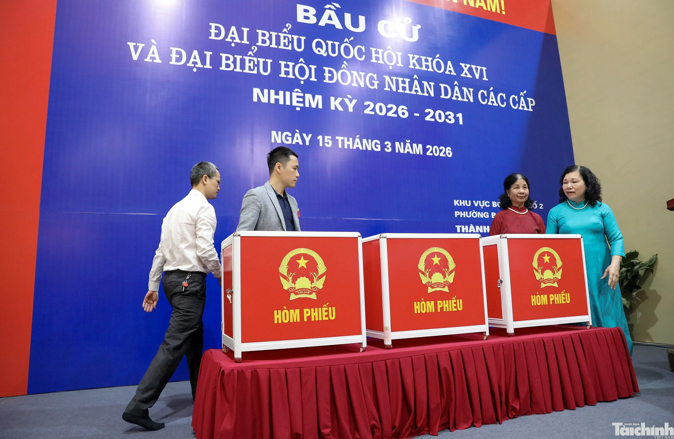 Các điểm bầu cử sẵn sàng cho ngày hội lớn của đất nước