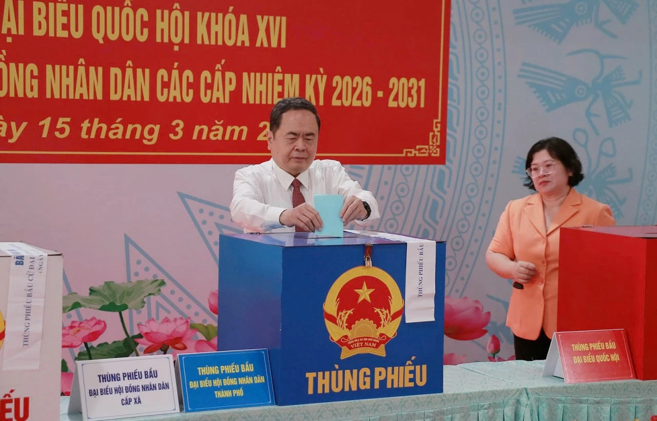 Chủ tịch Quốc hội Trần Thanh Mẫn: Đi bầu cử là quyền và trách nhiệm thiêng liêng của công dân