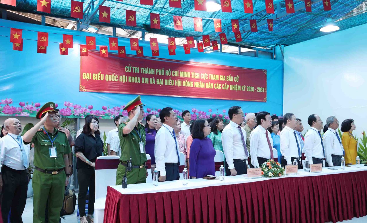 Ngày hội bầu cử tại TP.Hồ Chí Minh: Hơn 13% cử tri đã tham gia bỏ phiếu sau 2 giờ khai mạc Ngày hội bầu cử tại TP.Hồ Chí Minh: Hơn 13% cử tri đã tham gia bỏ phiếu sau 2 giờ khai mạc