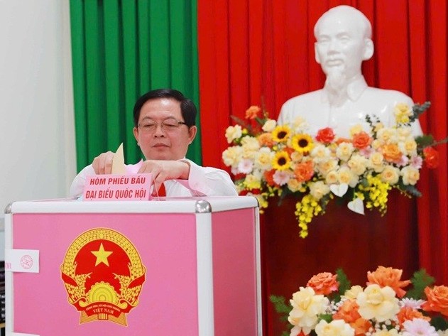 Cử tri tỉnh Gia Lai hân hoan tham gia bầu cử