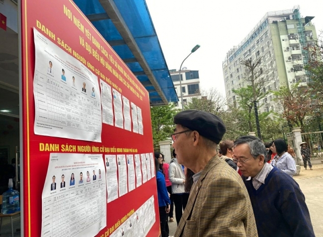 Hà Nội: Tính đến 17h ngày 15/3, tỷ lệ cử tri đi bầu cử đạt hơn 95%