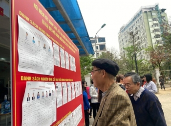 Hà Nội: Tính đến 17h ngày 15/3, tỷ lệ cử tri đi bầu cử đạt hơn 95%