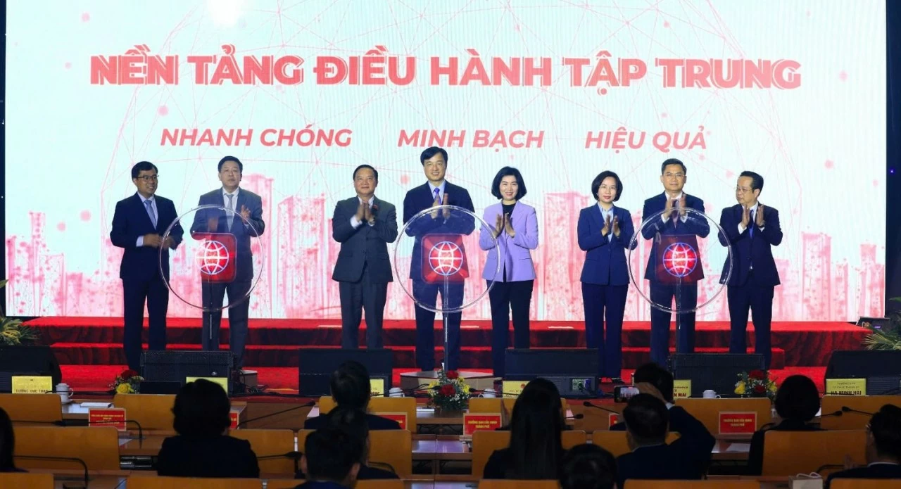 Khai trương Nền tảng điều hành tập trung của Đoàn ĐBQH và HĐND 2 cấp thành phố Hà Nội