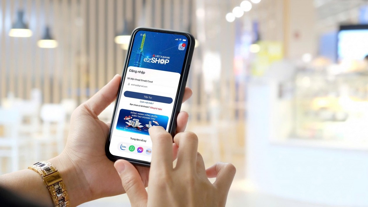 VietABank ra mắt nền tảng ezSHOP -  giải pháp trọn gói cho hộ kinh doanh