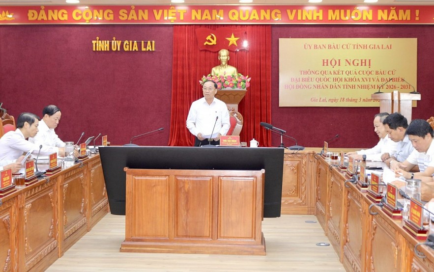 Bí thư Tỉnh ủy Thái Đại Ngọc khẳng định: Cuộc bầu cử ĐBQH khóa XVI và đại biểu HĐND các cấp nhiệm kỳ 2026-2031 trên địa bàn tỉnh đã diễn ra thành công tốt đẹp,