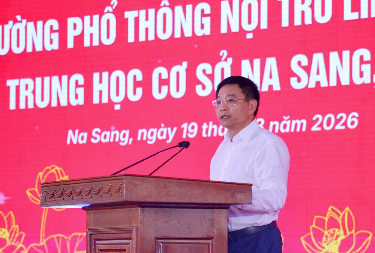 Khởi công xây dựng Trường Phổ thông nội trú liên cấp xã Na Sang, tỉnh Điện Biên