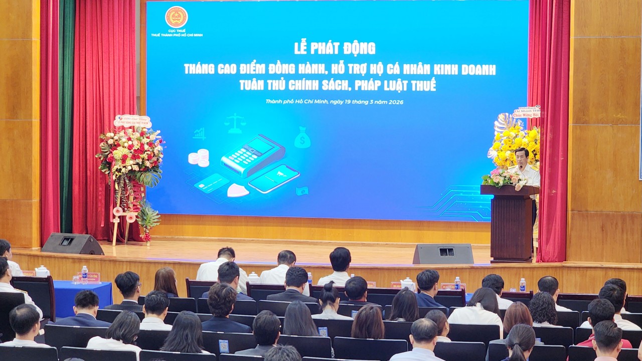 Thuế TP. Hồ Chí Minh phát động tháng cao điểm hỗ trợ người nộp thuế tuân thủ pháp luật thuế