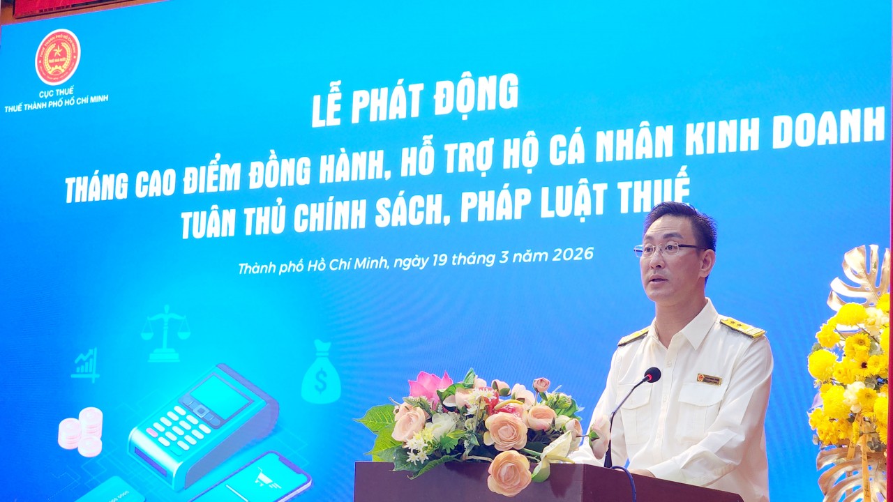 Thuế TP. Hồ Chí Minh phát động tháng cao điểm hỗ trợ người nộp thuế tuân thủ pháp luật thuế