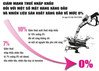 Thêm “đòn bẩy” tài khóa  để giữ nhịp giá xăng dầu