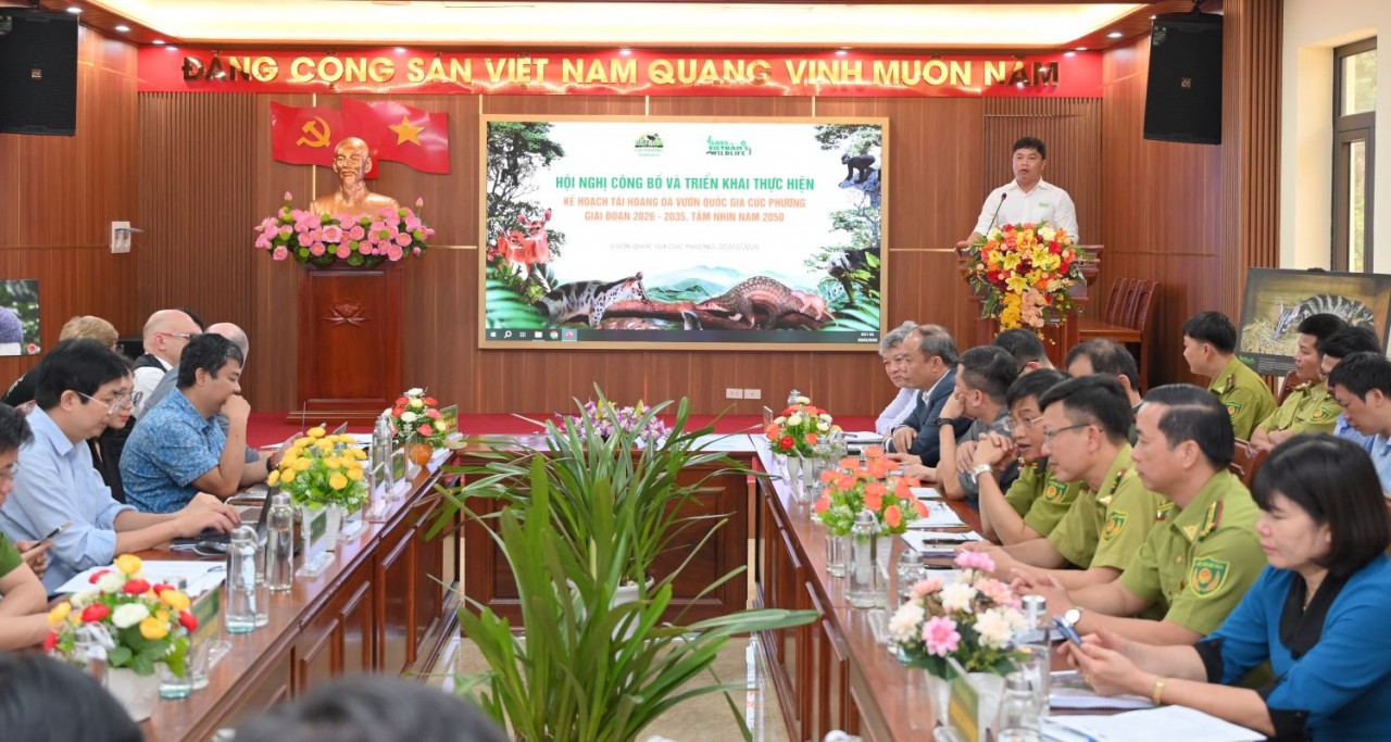 Công bố kế hoạch hành động tái hoang dã vườn quốc gia đầu tiên của Việt Nam