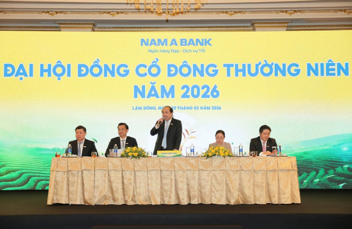 Những điểm đáng lưu ý trong ĐHĐCĐ thường niên năm 2026 của Nam A Bank Nam A Bank sẽ tăng vốn điều lệ lên hơn 22.500 tỷ đồng, chia cổ tức 20%