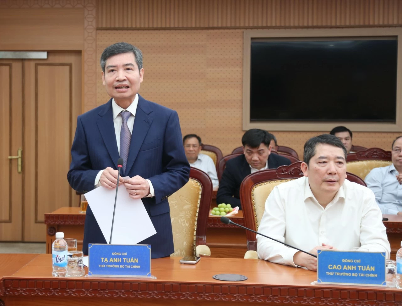 Bộ Tài chính công bố quyết định điều động, bổ nhiệm ông Tạ Anh Tuấn giữ chức Thứ trưởng Bộ Tài chính