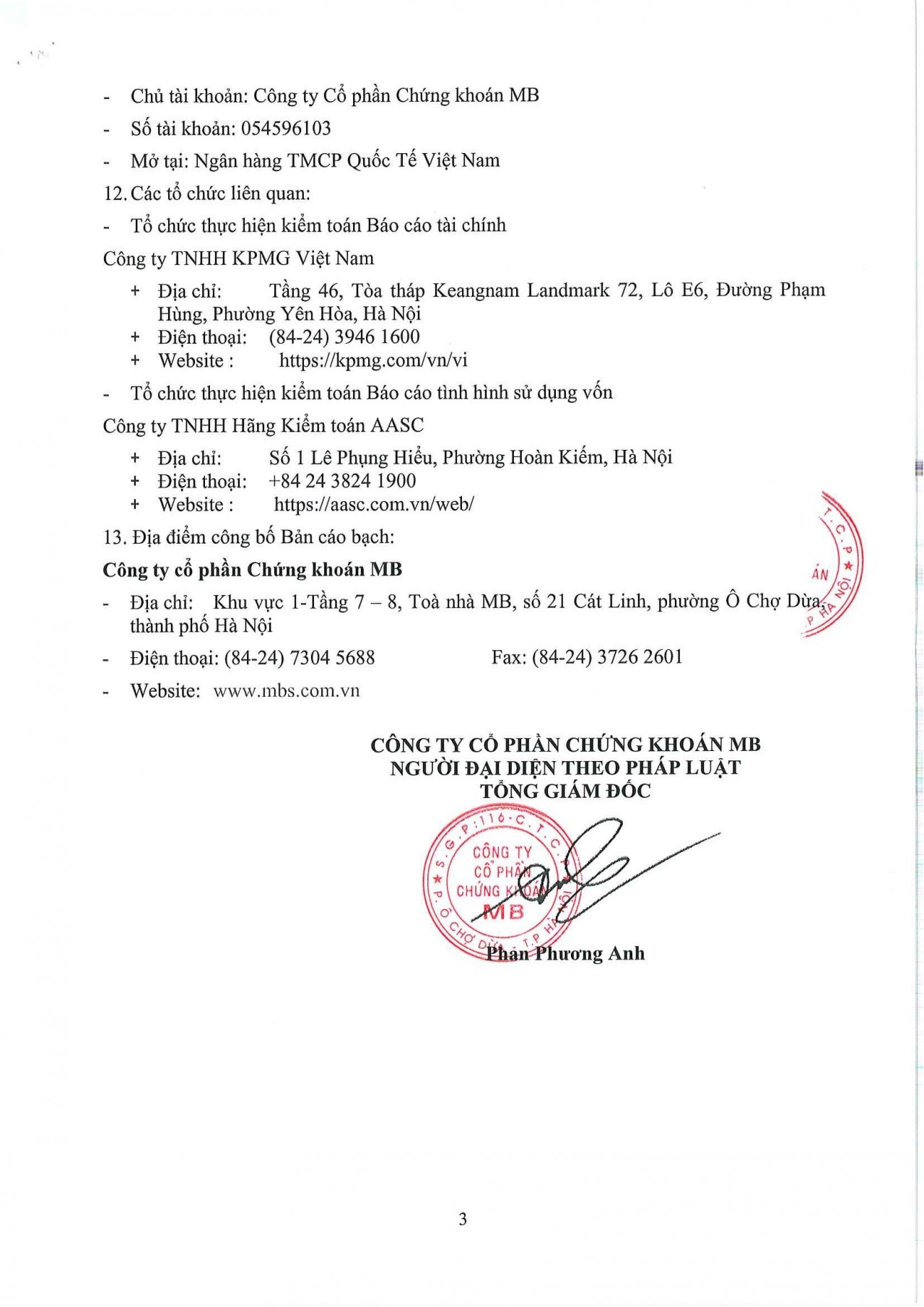 Chứng khoán MB thông báo chào bán cổ phiếu ra công chúng