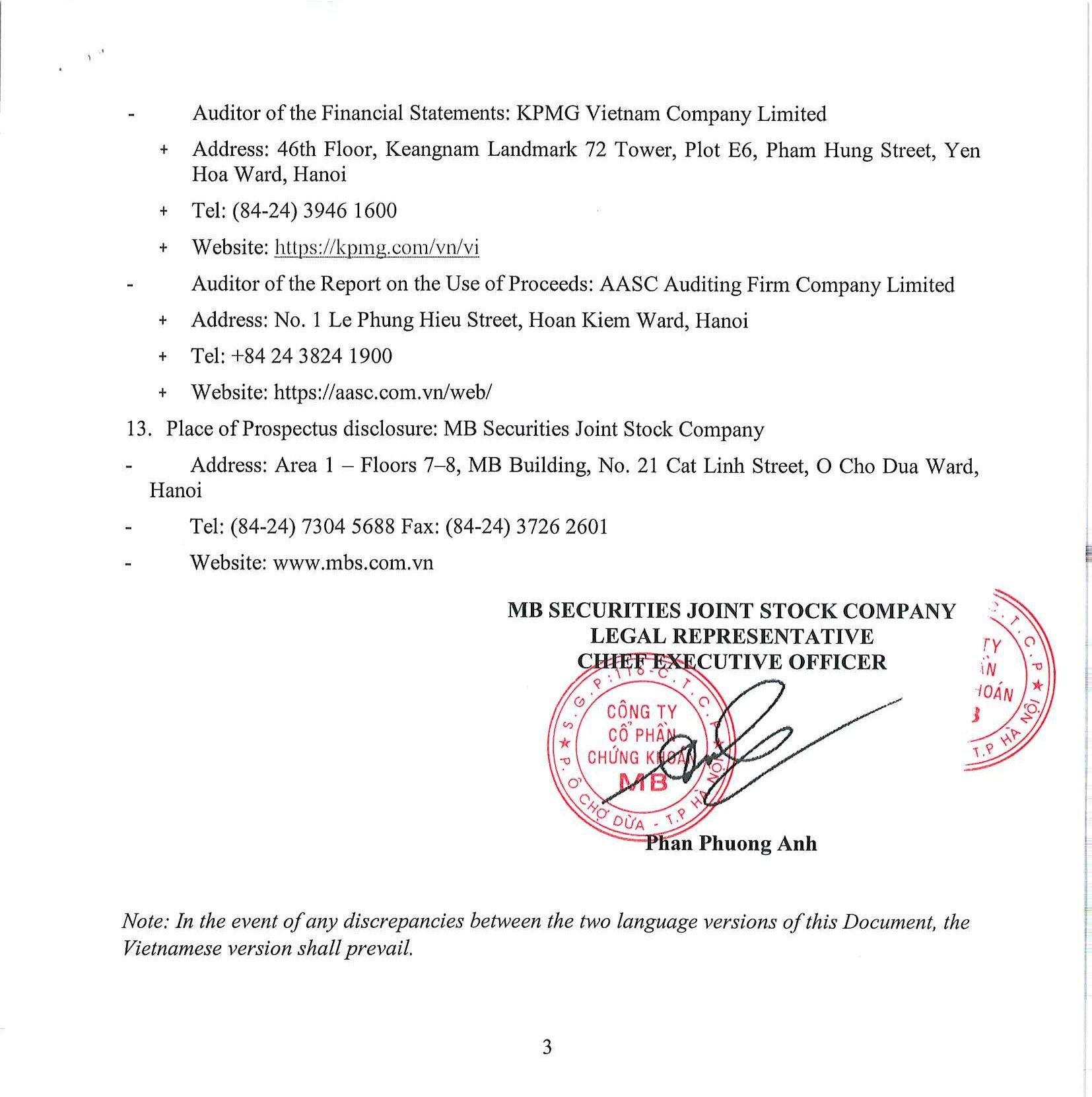 Chứng khoán MB thông báo chào bán cổ phiếu ra công chúng