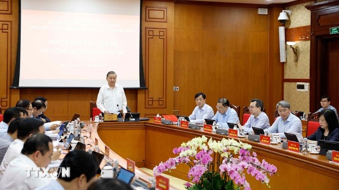 Thông báo Kết luận của Tổng Bí thư tại Phiên họp chuyên đề công nghệ chiến lược