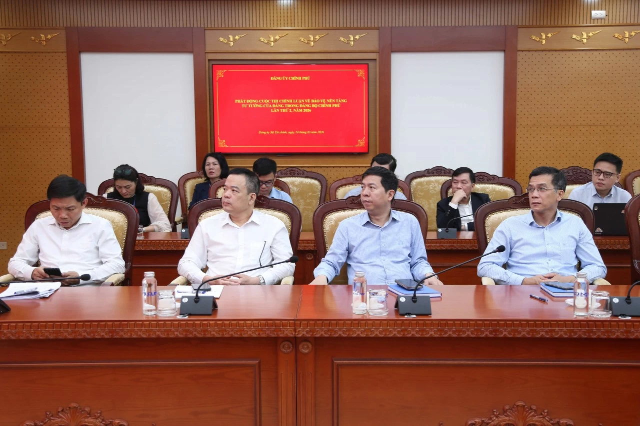 Đảng bộ Bộ Tài chính hưởng ứng "Cuộc thi chính luận về bảo vệ nền tảng tư tưởng của Đảng trong Đảng bộ Chính phủ lần thứ 2 Đảng bộ Bộ Tài chính hưởng ứng "Cuộc thi chính luận về bảo vệ nền tảng tư tưởng của Đảng trong Đảng bộ Chính phủ lần thứ 2