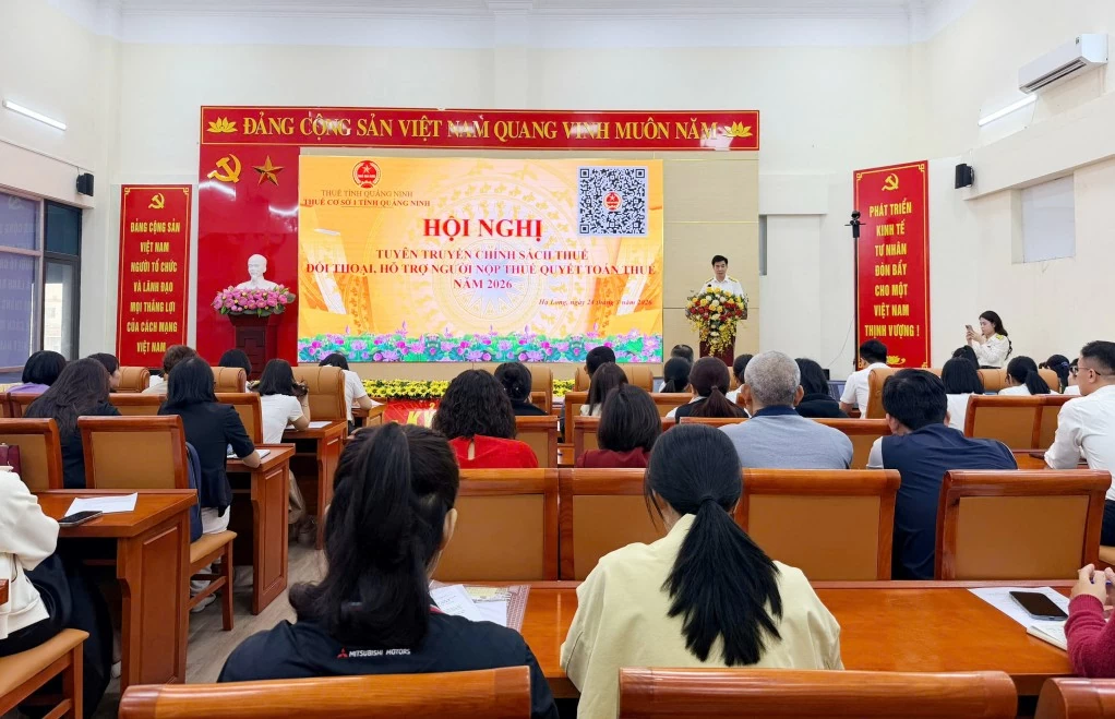 Quảng Ninh: Hỗ trợ doanh nghiệp, hộ kinh doanh cập nhật chính sách thuế mới Quảng Ninh: Hỗ trợ doanh nghiệp, hộ kinh doanh cập nhật chính sách thuế mới
