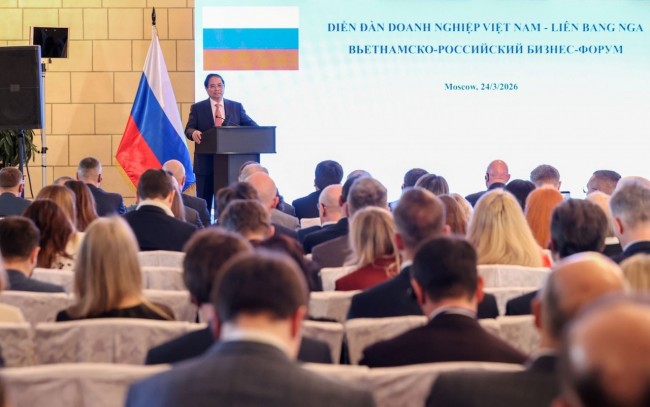 Thủ tướng Phạm Minh Chính dự Diễn đàn doanh nghiệp Việt Nam - Nga