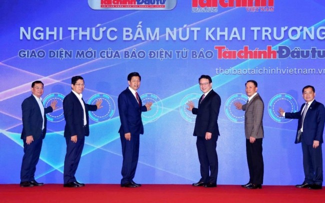 Báo Tài chính - Đầu tư tổ chức Lễ ra mắt giao diện báo điện tử mới