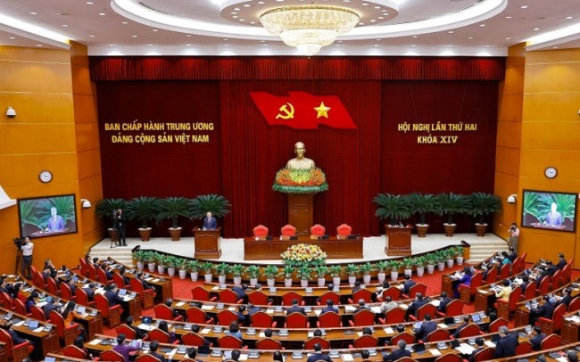 Thông báo Hội nghị lần thứ hai Ban Chấp hành Trung ương Đảng khóa XIV