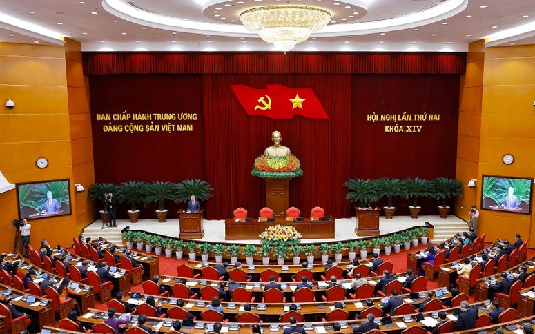 Thông báo Hội nghị lần thứ hai Ban Chấp hành Trung ương Đảng khóa XIV