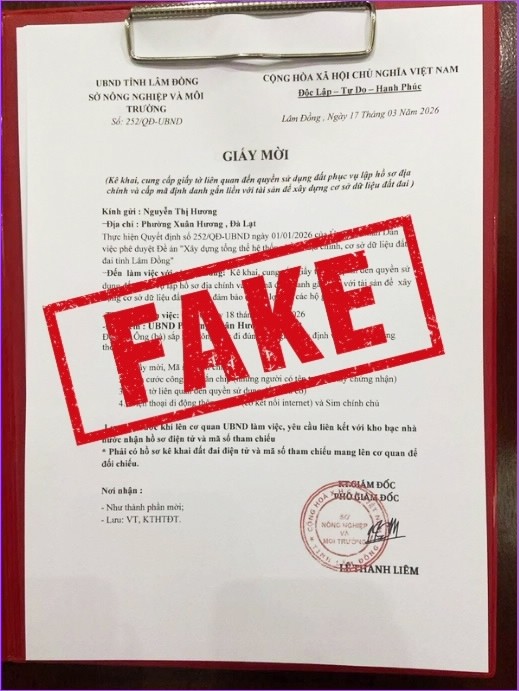 Giả mạo, mượn danh Kho bạc Nhà nước để lừa thu thập thông tin người dân Giả mạo, mượn danh Kho bạc Nhà nước để lừa thu thập thông tin người dân