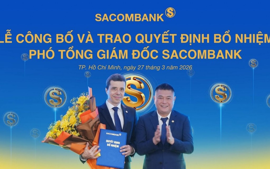 Sacombank có tân Phó Tổng giám đốc người Pháp